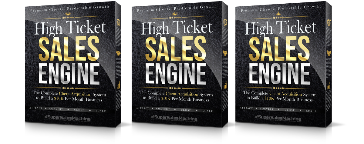 High Ticket Sales Engine box set